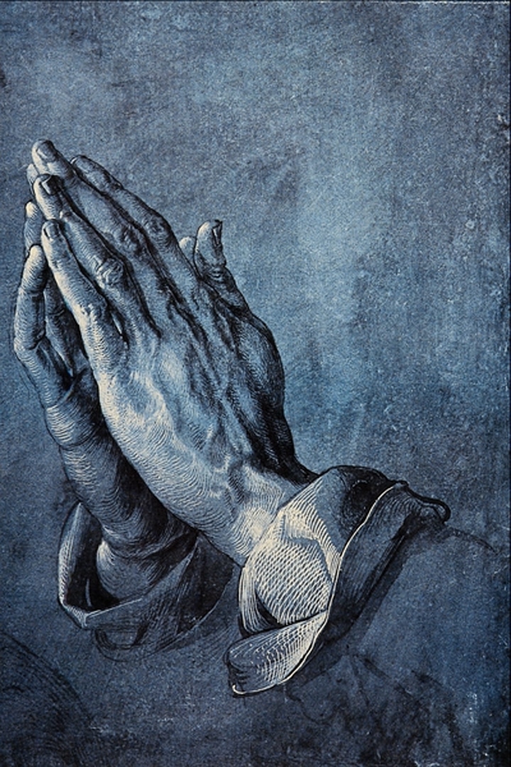 鉛筆画「The prayer」　B5大サイズ Short Stories on the Miraculous Power of Prayer